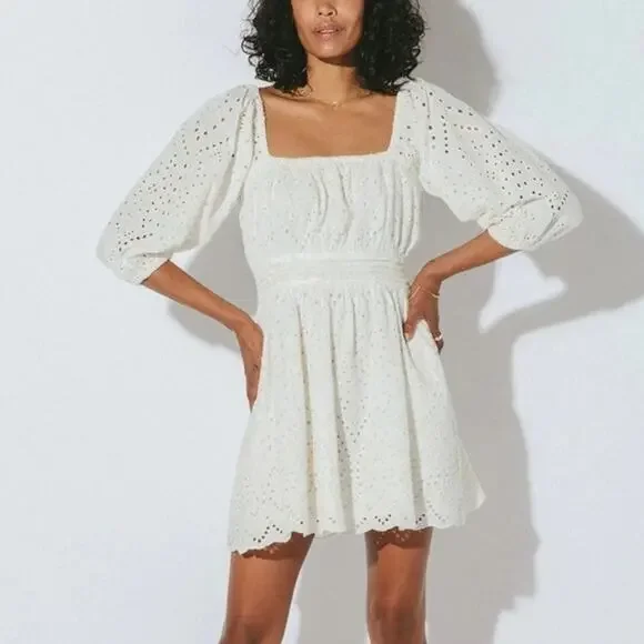 Cleobella Aria Mini Dress in Flora Polka NWT - Picture 3 of 14